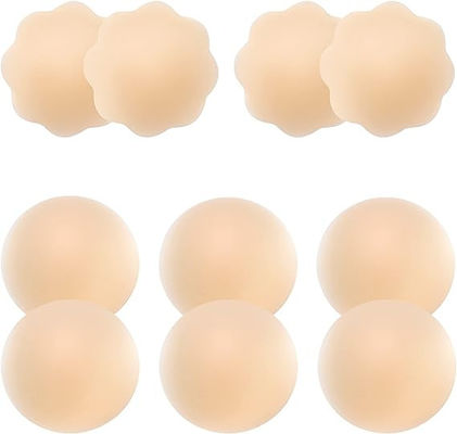 Un buen precio. 2 piezas de pétalos de silicona sin acolchado con caja de viaje en línea