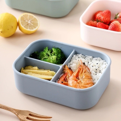Un buen precio. Caja Bento de silicona para niños, niños pequeños y adultos - Microondas, lavavajillas, congelador y estufa - Almuerzo, refrigerio en línea