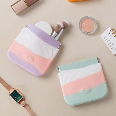 Un buen precio. Mini bolso cosmético de silicona lavable sin olor multifunción en línea