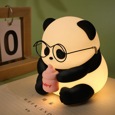 Un buen precio. Luz nocturna Panda para niños Control de toque Reloj de sueño recargable Batería Nutrición de bebés Nursery Luz nocturna para el cuarto de los niños en línea