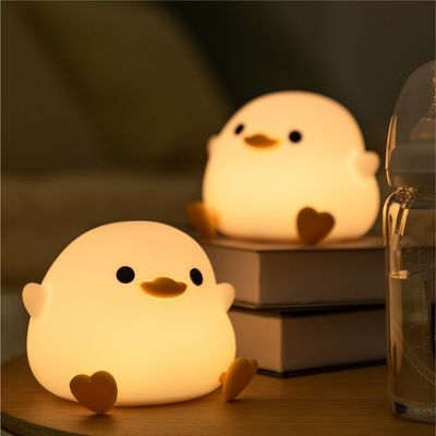 Un buen precio. Luz nocturna de pato para niños Lámpara de pato adorable Recargable Luz nocturna atenuable Silicona LED Lámpara de lado de la cama Luz nocturna de guardería en línea