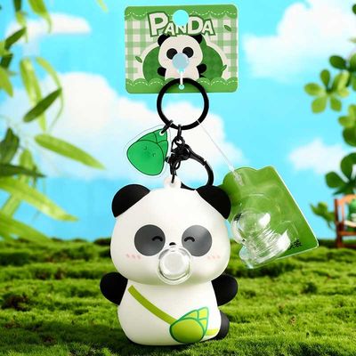 Un buen precio. Fashion Creative Keychain de silicona dibujos animados animal colgante llavero anillo para mujeres niños mochila en línea