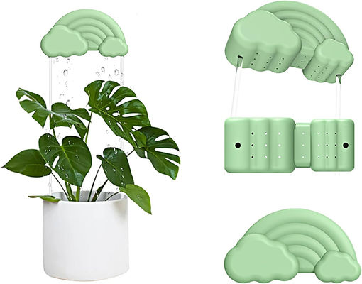 Un buen precio. Aguacientos para plantas de arco iris de silicona, nubes de lluvia para regar plantas, regalos para amantes de plantas, regalos para mujeres, accesorios para plantas, regalos para calentar la casa en línea