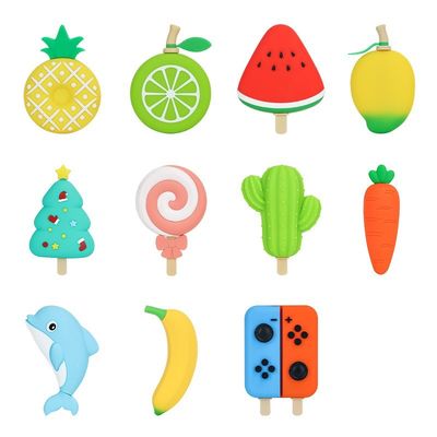 Un buen precio. DIY Molde de silicona de dibujos animados ️ bandeja de cubos de hielo de grado alimenticio reutilizable libre de BPA con hermosas formas de frutas y animales para chocolate, dulces, jalea, resina, jabón y más en línea