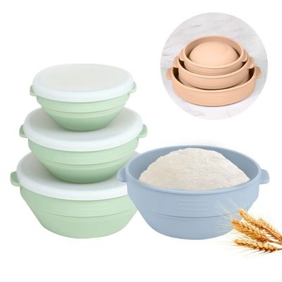 Un buen precio. Upgraded Silicone Sourdough Bread Proofing Basket With Handles - Reinforced Rim Support, 9 Inch Round Foldable Bowls For Sourdough Bread Baking, Oven & Dishwasher Safe-BPA Free en línea
