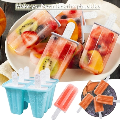 Un buen precio. El hielo libre del silicón de BPA moldea 6 pedazos reutilizables de la categoría alimenticia práctica en línea