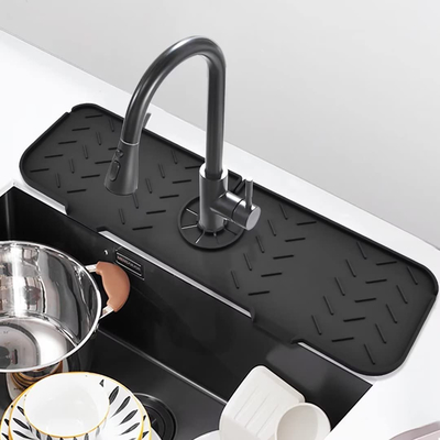 Guardia hermético práctico Silicone Faucet Splash Mat Harmless de la cocina