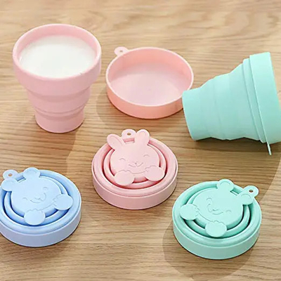 Un buen precio. Taza 170ml del plegamiento del viaje del producto de la cocina del silicón de Multiscene en línea