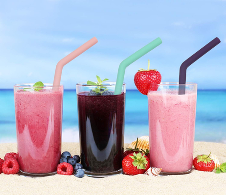 Un buen precio. Producto libre Straw Reusable With Cleaning Brushes de la cocina del silicón de BPA en línea