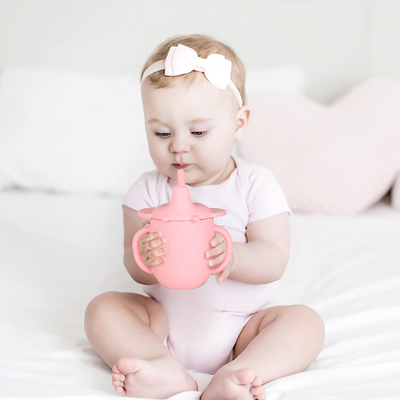 Un buen precio. El silicón que entrena a las tazas de Sippy con las manijas de Straw Lid And Non Slip derrama al instructor Cup Transition Cup de la prueba en línea