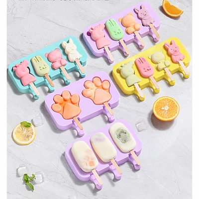 Lavable Práctico Silicone Molde de hielo Inodoro Multifuncción Molde de cubo de hielo bandeja de hielo Hielo haciendo molde Molde de jabón