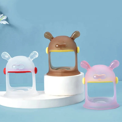 Un buen precio. Inofensivo libre sensorial de los juguetes BPA del bebé del silicón lavable del traqueteo en línea