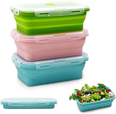 Un buen precio. Envases de bocadillos de silicona para niños, resistentes a fugas en microondas Envases de bocadillos pequeños con tapa para niños pequeños en línea