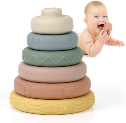 Un buen precio. Los juguetes sensoriales educativos durables multicolores, bebé multifuncional mastican los juguetes en línea
