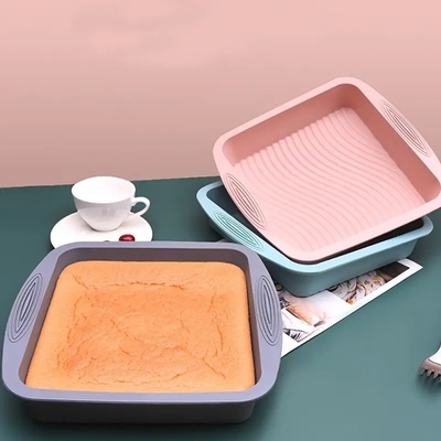 Un buen precio. No adhesivo Silicona Cuadrada Panela de Paste fácil de liberación Resistente al calor para hornear pasteles en línea