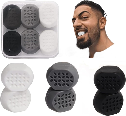 Un buen precio. Exercitador de mandíbula de silicona para hombres y mujeres Exercitador de mandíbula Niveles de resistencia Línea de mentón afilada Exercitador de mandíbula de adelgazamiento facial en línea