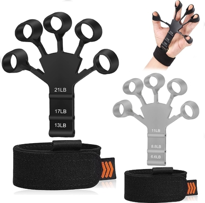 Un buen precio. Entrenador de fuerza de agarre Fortalecedor de dedos de la mano 8 Ejercicios de nivel resistente Mano ajustable para terapia Aliviar el dolor en línea