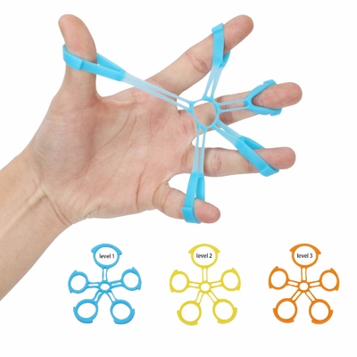 Un buen precio. Estirador para dedos de silicona no tóxico Dispositivo de agarre de silicona Estirador para ejercicios de dedos en línea