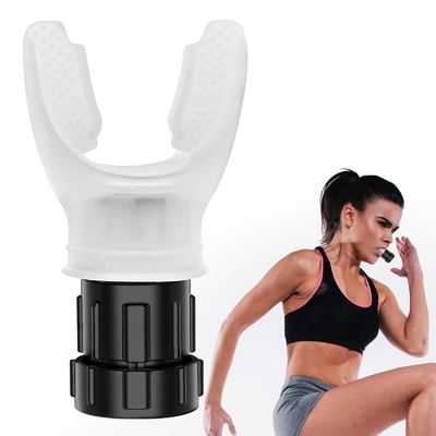 Un buen precio. Entrenador respiratorio de silicona dispositivo de entrenador de respiración de resistencia ajustable compacto en línea