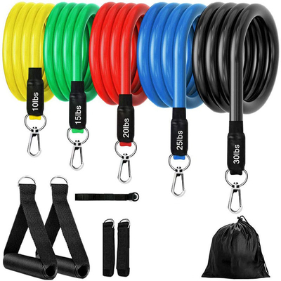Un buen precio. Cuerdas de caucho de acondicionamiento físico duraderas Cuerdas de caucho de gimnasio de silicona de platino en línea