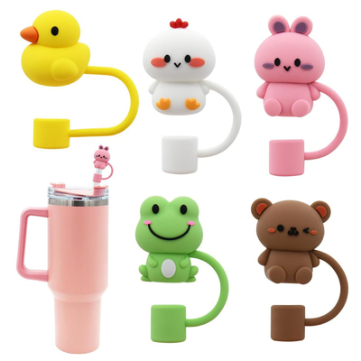 Un buen precio. Capa de tapa de paja para la Copa Stanley Topper de paja de silicona Compatible con 30&40 Oz Tumbler 10mm 0.4in Capa de paja de silicona en línea