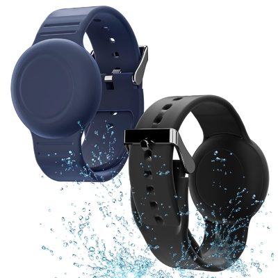 Un buen precio. Niños impermeable silicona Air Tag Bracelet Muñeca de brazalete ligero GPS Tracker para Apple en línea
