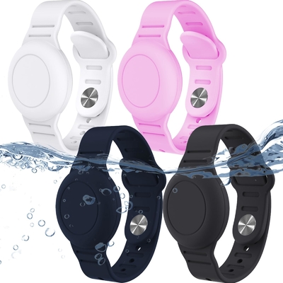 Un buen precio. En el caso de los niños de silicona Airtag brazalete para la pulsera de AirTag GPS rastreador de la caja para el portador de la etiqueta de aire de la correa de la banda en línea