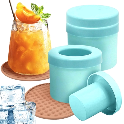 Un buen precio. Círculo Silicona Cubo de hielo Molde Descomprimir Hielo Prensa de red tipo Mini Ice Maker Cup en línea