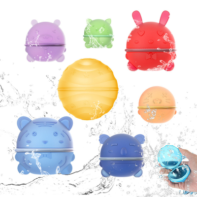 Un buen precio. Balones de agua reutilizables Bombas de agua recargables Balones de agua de silicona suave Relleno rápido y auto-sellado en línea