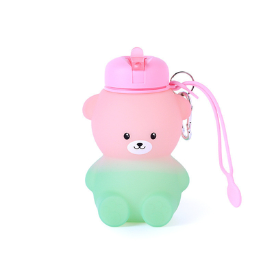 Un buen precio. Botella de agua, botella de agua plegable para niños, botellas de agua lindas - Kawaii Apariencia de gato - Prueba de fugas portátil, libre de BPA en línea