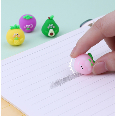 Un buen precio. Borradores de lápiz blandos no tóxicos Diseño de dibujos animados de unicornio encantador para niños Aprendizaje y recompensas de juego en línea