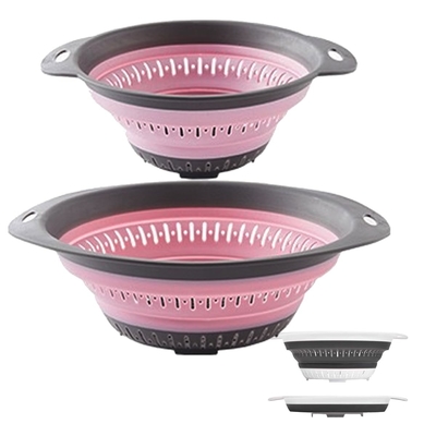 Colander y filtro plegable filtro de silicona colanders y filtros de alimentos para verduras y frutas cocina esencial