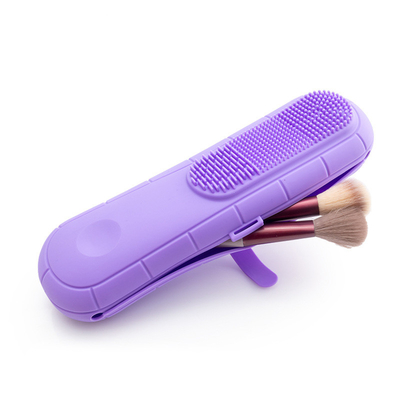 Un buen precio. Monedero cosmético del silicón insípido durable, silicón insípido del tenedor de cepillo del maquillaje en línea