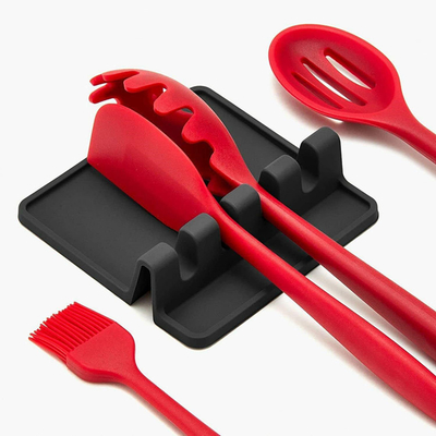 Un buen precio. BPA libre Cuidado de utensilios de cocina de silicona Cuidado de cucharas duraderas con tampón de goteo Gadgets de cocina Cuidado de utensilios de cocina en línea