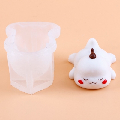 Molde de vela de silicona 3D animal personalizado para el jabón y el chocolate regalo de Navidad