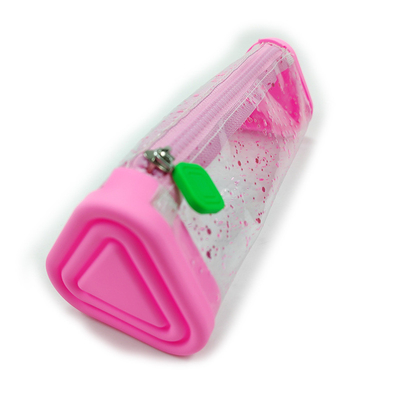 Bolso de lápiz de silicona libre de BPA de gran capacidad de oficina de escritorio escolar organizador de maquillaje bolso de lápiz bolso para niños niñas