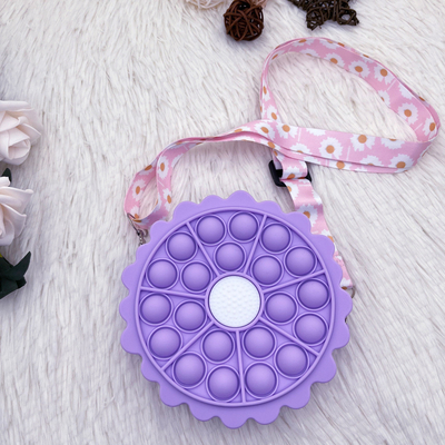 Bolso Kawaii Crossbody Bolso de hombro lindo Bolso de silicona de dibujos animados Bolso de billetera Bolso de billetera Chicas Regalo de cumpleaños Accesorios encantadores