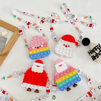 Un buen precio. Caja de lápices de silicona redonda personalizada para lápices lápices y maquillaje regalos de Navidad cumpleaños suministros escolares de oficina en línea