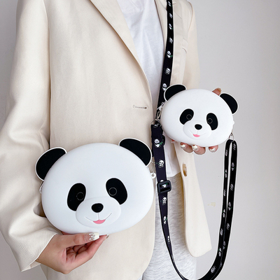 Cuerpo de lápiz de silicona duradero para niños bolso de bolso de hombro bolso de mano moneda bolso de cartera maquillaje bolso de almacenamiento
