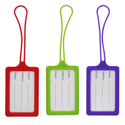 Un buen precio. Etiquetas de equipaje luminosas personalizadas Etiquetas de nombre ligeras para maletas y bolsos para niños en línea
