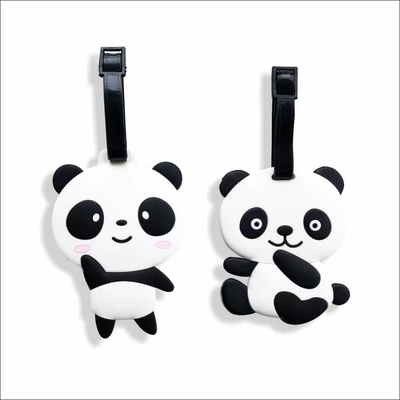Un buen precio. 2-Pack Cute Silicona de equipaje etiqueta con nombre tarjeta de identificación para maletas No tóxico personalizado bienvenida en línea