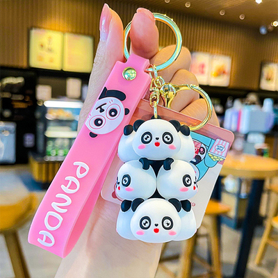 Cerradura de animales Bolso de mano Encantadores Kawaii Anime llavero para niños Niño Niña