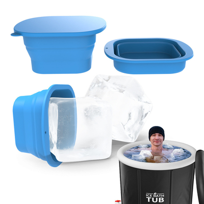 Un buen precio. 2kg Silicona Bloqueador de hielo para el hogar más grueso Gran bandeja de cubo de hielo Reutilizable Atletas Baja en frío Accesorios BPA Free Ice Maker en línea