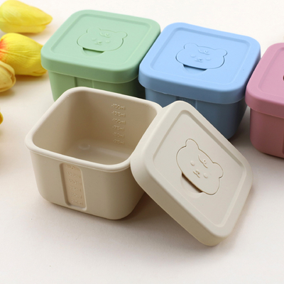 Un buen precio. Contenedores de almacenamiento de silicona para alimentos para bebés, 4 oz contenedores reutilizables de bocadillos pequeños almacenamiento en congelador con tapas herméticas a prueba de fugas para bebés niños bebés, microondas y lavavajillas seguro en línea