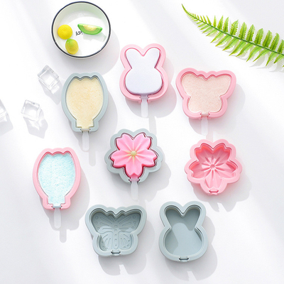 Un buen precio. Cute bandejas de cubo de hielo Nube de silicona Molde de chocolate cera moldeado molde fácil de liberación bandejas de hielo antiadherente jabón de chocolate pudín de gelatina bandeja de cubo de hielo en línea
