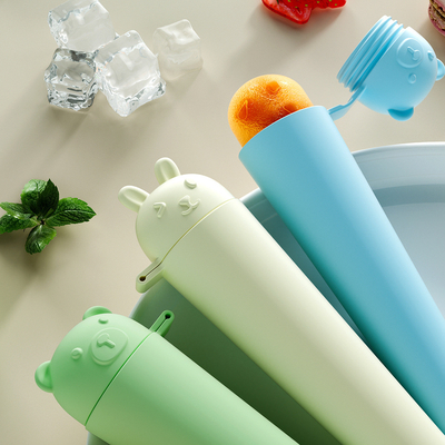 Un buen precio. Premium Food-Grade Silicone Popsicle Molds – Crack-Resistant, Odorless & Perfect For Smoothie Pops! Cartoon Ice Pop Molds BPA-free Silicone Leak-proof & Flexible en línea