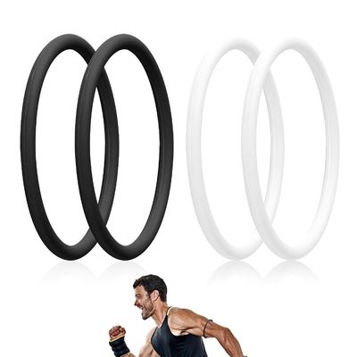 Un buen precio. 2pcs de silicona de tendón patellar de rodilla banda de rodilla para aliviar el dolor de rodilla banda de patella para baloncesto correr deportes respirable banda de apoyo de tendón patellar en línea