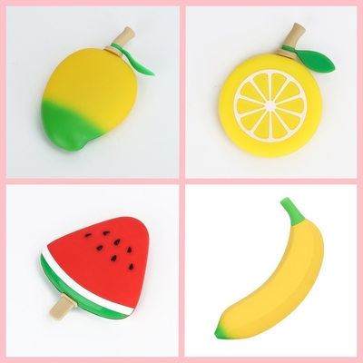 Molde de silicona de frutas Reutilizable BPA-Free Food-Grade Silicone Ice Cube Tray con forma de sandía, limón, piña Molde flexible no adhesivo para hielo, chocolate, dulces, jalea, jabón y más