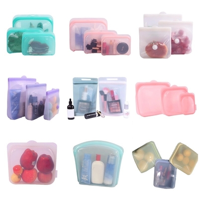 Un buen precio. Bolsas de almacenamiento de alimentos de silicona reutilizables y ecológicas Diseño hermético, libre de BPA y a prueba de fugas Seguro para congelador, microondas y lavavajillas Perfecto para preparación de comidas, sobras, alimentos para bebés y viajes en línea