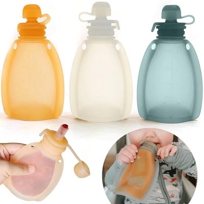 Bolsas de almacenamiento de leche materna de silicona reutilizables de 150 ml – A prueba de fugas, sin BPA, aptas para congelador y esterilizables para madres que extraen leche y buscan una solución de almacenamiento de leche sostenible y segura